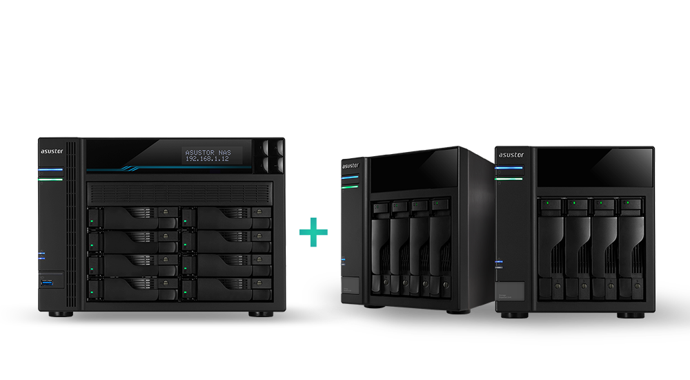 Eight Bays with Flexible M.2 SSD Caching
 