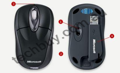 Wireless Notebook Optical Mouse 3000