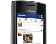 Nokia 500 smartphone with email, IM and social networks