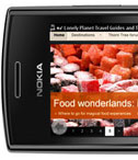 Nokia 500 smartphone with fast processor and Wi-Fi