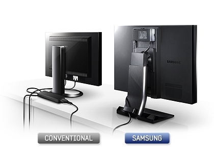 Clear your desk with Samsungs Cable Arrangement