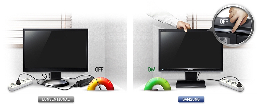 Go green with Samsungs Adaptor On Off mode