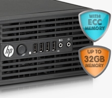 HP Z220 handles intensive applications with up to 32GB of memory