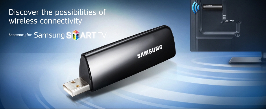 Discover the possibilities of wireless connectivity Accessory for Samsung SMART TV