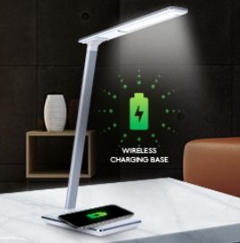 Led desk deals lamp with charger