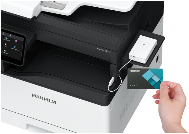 User authentication and Private Charge Print using IC Card