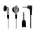 Shintaro Stereo Earphone Kit - with 3.5mm to 6.5mm Stereo Audio Adapter, Earphone Sponges - 1.1M