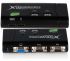 Serveredge KD2BKUV 2-Port Slimline USB/VGA Desktop KVM Switch - Includes Cables