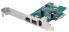 Startech PEX1394B3 3-Port 2b/1a PCI Express FireWire Card Adapter - PCI-Ex1 2-Port FireWire 800(9-Pin, 1394b) Female, 1-Port FireWire 400(6-Pin, 1394a) Female, PCI-E LP Bracket Incl.