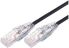 Comsol 5m 10GbE Ultra Thin Cat6A UTP Snagless Patch Cable LSZH (Low Smoke Zero Halogen) - Black