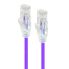 Alogic 0.50m Purple Ultra Slim Cat6 Network Cable UTP 28AWG - Series Alpha
