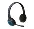Logitech H600 Wireless Headset - Black  High Quality, Rich Stereo Sound, Noise Cancelling Mic, On-Ear Controls, Padded Comfort, USB-A Receiver
