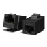 Serveredge Universal Cat6A, UTP, RJ45 Modular Keystone Coupler - Black