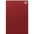 Seagate 1TB One Touch Portable Hard Drive - Red - Notebook Device Supported - USB 3.0