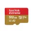 SanDisk 512GB Extreme microSDXC UHS-I Card Up to 160MB/s Read, Up to 90MB/s Write