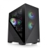 Thermaltake Divider 170 TG ARGB Mini-ITX/Micro ATX Chassis - NO PSU, Black  Expansion Slots(4), 120/140mm Fan, USB3.0(2), USB2.0, HD Audio, Tempered Glass, SPCC, mini-ITX/micro-ATX