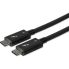 StarTech.com 2.6ft (80cm) 0.8M Thunderbolt 3 Cable with 100W PD - 40Gbps - Dual 4K or Full 5K - USB-C Connector - Black