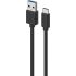 Comsol 1.2m USB-C Male to USB-A Male Cable - Black