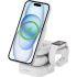 Comsol 3-in-1 Qi2 Magnetic Charging Stand with 30W AC Adapter