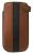Ben_Sherman The Weekender Vertical Mobile Pouch - To Suit Large, X Large Mobile Phones - Brown/Black Stripe