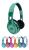 SMS_Audio STREET by 50 Wired On-Ear Headphones - Limited Edition - GreenHigh Quality, Professionally Tuned 40mm Driver, Enhanced Bass, Passive Noise Cancellation, High-End Styling, Comfort Wearing
