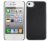 Adopted Leather Wrap Case - iPhone 4/4S - Black/Silver