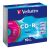 Verbatim CD-R 700MB/80min/52X - 10 Pack Slim Jewel Cases, DataLifePlus Colors