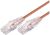 Comsol 1.5m 10GbE Ultra Thin Cat6A UTP Snagless Patch Cable LSZH (Low Smoke Zero Halogen) - Orange