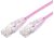 Comsol 1.5m 10GbE Ultra Thin Cat6A UTP Snagless Patch Cable LSZH (Low Smoke Zero Halogen) - Pink