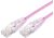 Comsol 5m 10GbE Ultra Thin Cat6A UTP Snagless Patch Cable LSZH (Low Smoke Zero Halogen) - Pink
