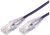 Comsol 30cm 10GbE Ultra Thin Cat6A UTP Snagless Patch Cable LSZH (Low Smoke Zero Halogen) - Purple