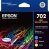 Epson 702 Standard Yield DURABrite Ultra Ink Cartridge - Cyan, Magenta, Yellow