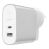 Belkin Boost Charge 27W USB-C + 12W USB-A Dual Port Home Charger - Silver