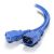 Alogic 1.5m IEC C13 to IEC C14 Computer Power Extension Cord  Male to Female - Blue