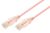Comsol 30cm 10GbE Ultra Thin Cat6A UTP Snagless Patch Cable LSZH (Low Smoke Zero Halogen) - Salmon
