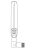 EXTREME_NETWORKS ML-2452-APA2-02 network antenna RP-SMA 4.9 dBi, Indoor Dual Band Elbow Jointed Dipole, RP-SMA Male, White