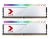 PNY XLR8 32GB (2x16GB) DDR4 UDIMM 3600Mhz RGB CL18 1.35V Silver Heat Spreader Gaming Desktop PC Memory