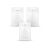 Grandstream GWN7661-3PACK Hybrid 802.11AX WI-FI 6 IN-Wall Access Point (2x2 2.4 GHz, 4x4 5.0 GHz) (Kit of 3)