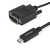Startech .com 3.3 ft. (1 m) USB-C to DVI Cable - 1920 x 1200 - Black