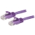 Startech .com 1.5m CAT6 Ethernet Cable - Purple CAT 6 Gigabit Ethernet Wire -650MHz 100W PoE RJ45 UTP Network/Patch Cord Snagless w/Strain Relief Fluke Tested/Wiring is UL Certified/TIA